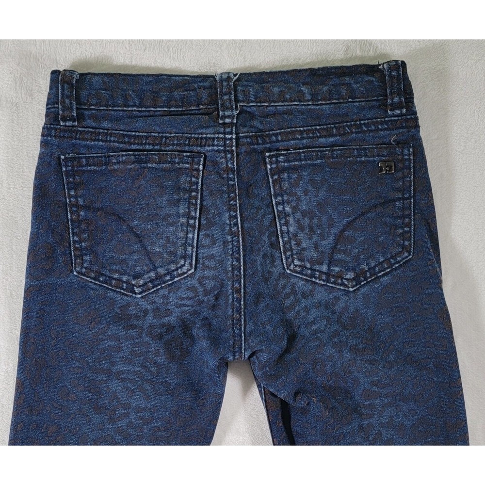 JOE'S JEANS Girls Size 12 Leopard Brown Velvet Skinny Slim Fit Legging Pants - Picture 7 of 16